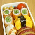 つちかな's cooksnap of when they made Oお弁当（ナゲットの海苔巻き）.