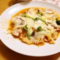 komutatata's cooksnap of when they made 鶏むね肉で薄焼きPIZZA？！.