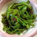 よりぴ＊'s cooksnap of when they made 簡単☆ピーマンのきんぴら.