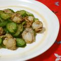mmameco's cooksnap of when they made ベビーホタテと胡瓜の醤油煮炒め.
