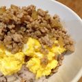 になべっち's cooksnap of when they made スタミナ焼肉そぼろ丼.