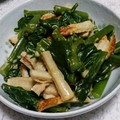 男の子4人のママもっち's cooksnap of when they made つるむらさきの味噌マヨ和え.