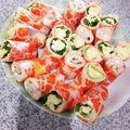 梅花月☆'s cooksnap of when they made パーティーに♪くるくるサンドイッチ.