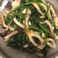 のんマリ's cooksnap of when they made ほうれん草とちくわとしめじのごま和え.