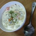 r68's cooksnap of when they made 旬のあさりで濃厚☆クラムチャウダー.
