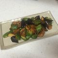 ○mimimi○'s cooksnap of when they made 茄子ピーマン甜麺醤豆板醤コチュヂャン炒め.