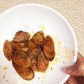 ♡tmk☆'s cooksnap of when they made 魚肉ソーセージでピリ辛おつまみ(^ー^).