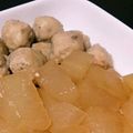 ざっくんママ's cooksnap of when they made 冬瓜と鶏団子の煮物.