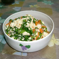 さとpon's cooksnap of when they made 簡単♬具沢山♬ほうれん草の白和え.
