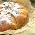 サンカクビスコ's cooksnap of when they made 黄桃の簡単HMでクラフティ.