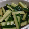 コハク☆。・'s cooksnap of when they made 沢山食べちゃう！中華風きゅうりのお漬物★.