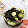 ミミスラッシュ's cooksnap of when they made 三杯酢で簡単きゅうりとわかめの酢の物.