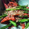 mino622's cooksnap of when they made ししとう(甘長)と人参の甘辛炒め♪.