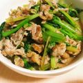 あさここなっつ's cooksnap of when they made 小松菜と豚肉の味噌炒め♡.