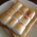 りりちぇり's cooksnap of when they made マシュマロピーナッツバタートースト。.