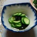 ミミスラッシュ's cooksnap of when they made 三杯酢で簡単きゅうりとわかめの酢の物.