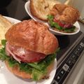 ねむねむ♪'s cooksnap of when they made 生ハムクリームチーズクロワッサンサンド。.
