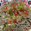 Ray0916as's cooksnap of when they made オクラとトマトのおろしそば.