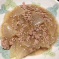 yuri＊mana's cooksnap of when they made 簡単麺つゆでトロトロ大根とひき肉の甘辛煮.