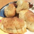 moco00moco's cooksnap of when they made ☆はちみつスイートポテトのおやつ餃子☆.