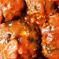 山羊ご飯's cooksnap of when they made 旦那絶賛！簡単♡トマト煮込みハンバーグ❁.