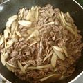 ヤムyam's cooksnap of when they made 牛肉とごぼうの甘から.