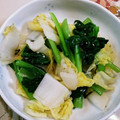 あせろらhime's cooksnap of when they made ☆小松菜と白菜の塩昆布漬け☆.