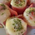 percolate's cooksnap of when they made トマトベーコンチーズ焼き.