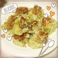 pandamama_'s cooksnap of when they made もやしと豚肉のモチモチ焼き.