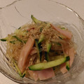 ＊よっちん＊'s cooksnap of when they made きゅうりとハムと春雨の中華風サラダ.