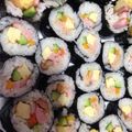 happykote's cooksnap of when they made 子供も喜ぶサラダ巻き寿司.