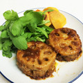 Ⓜ︎atsuTayo's cooksnap of when they made 煮込み風蓮根はさみバーグ.