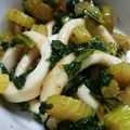 uzurin's cooksnap of when they made 簡単！イカとセロリのオイスターソース炒め.