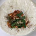 クックPEST53☆'s cooksnap of when they made 豆乳キムチ冷製そうめん.