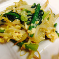 chipi＊'s cooksnap of when they made 小松菜ともやしの卵とじ中華炒め.