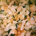 クックるん☆戦隊's cooksnap of when they made 柿&りんご&きゅうりのサラダ.