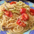 toppi-chan's cooksnap of when they made 和風パスタ✿キャベツ＆しめじ✿.
