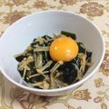 ⭐️ユウコ⭐️'s cooksnap of when they made ご飯にからまる～♪えのき卵丼.