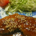 いろどりかえで's cooksnap of when they made ご飯がすすむ♪メカジキの生姜焼き♡.