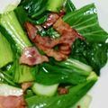 クックHGKJNK☆'s cooksnap of when they made ほうれん草のカリカリベーコンサラダ.