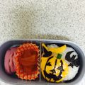 さすさく's cooksnap of when they made 簡単キャラ弁＊ハロウィン＊幼稚園お弁当.