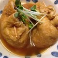 クック茶々茶's cooksnap of when they made 豆腐と里芋の二種の肉野菜きんちゃく.
