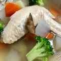 のりこ523's cooksnap of when they made 生姜ですっきり鶏肉の塩スープ.