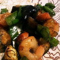 クックLHPLI2☆'s cooksnap of when they made なすとピーマンのエビうま！炒め♪.