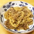 ぽりぽり拓庵's cooksnap of when they made 牛肉ともやしの卵とじ.