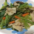 じゅるちゃん's cooksnap of when they made 簡単10分で完成！小松菜と豚肉の生姜炒め.