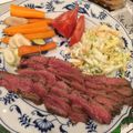ryotama2's cooksnap of when they made 漬けて焼くだけ牛肉のフランクステーキ　ＢＢＱ ver..
