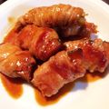 きのこぱん2's cooksnap of when they made 肉巻きかぼちゃの照り焼き☆.