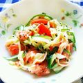 ﾁｲﾁｬﾝﾏﾏ's cooksnap of when they made かにかまときゅうりのサラダ.