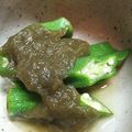 ハムこ's cooksnap of when they made オクラのとろろ昆布浸し.